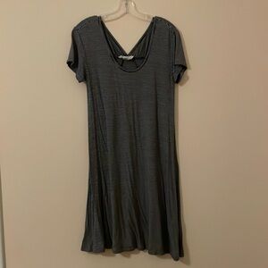 Cotton summer casual dress. Above knee length.